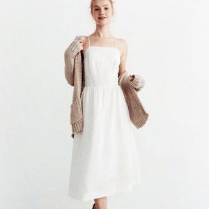 Abercrombie and Fitch linen midi dress